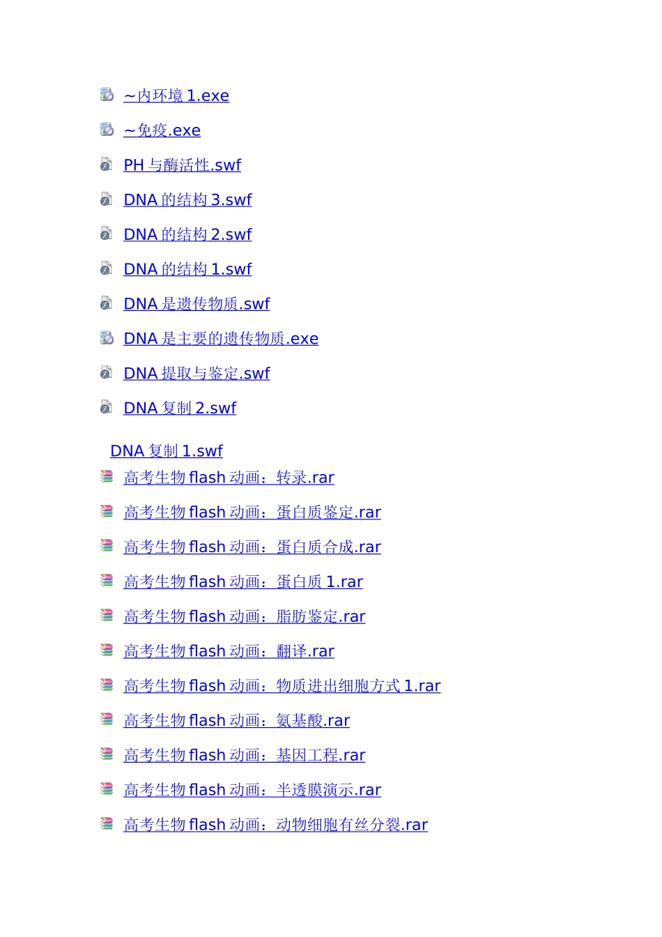 高中生物Flash动画集资料_第3页