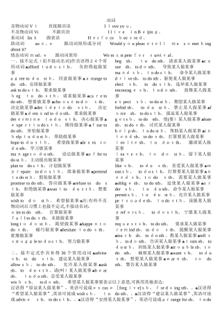 高中英语常用动词短语