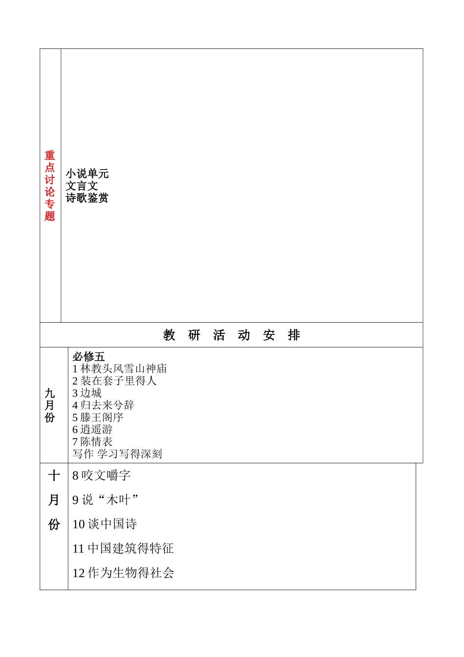 高二语文备课组工作计划_第2页