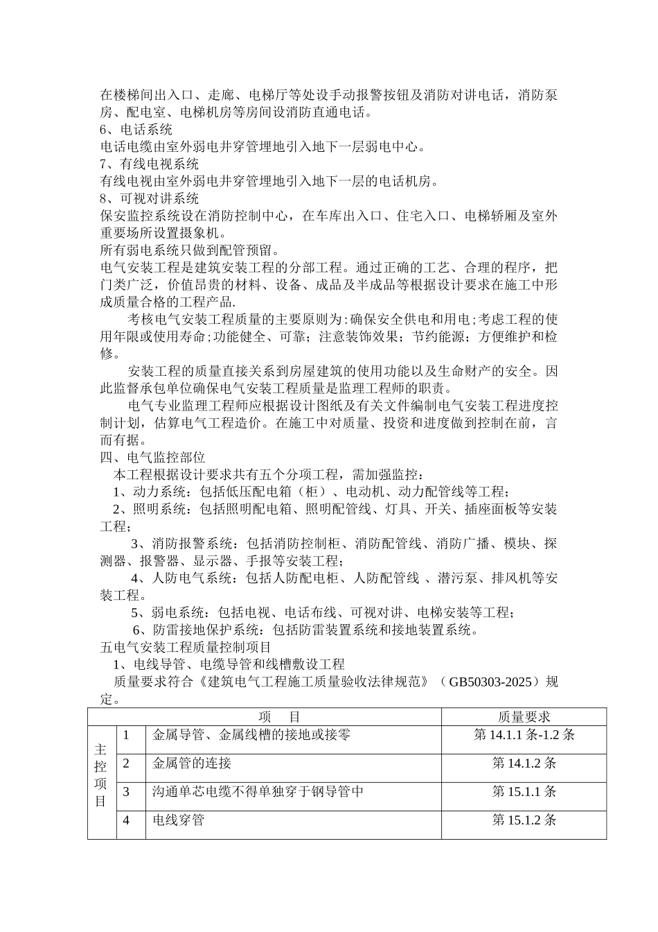 高层住宅电气监理细则_第3页
