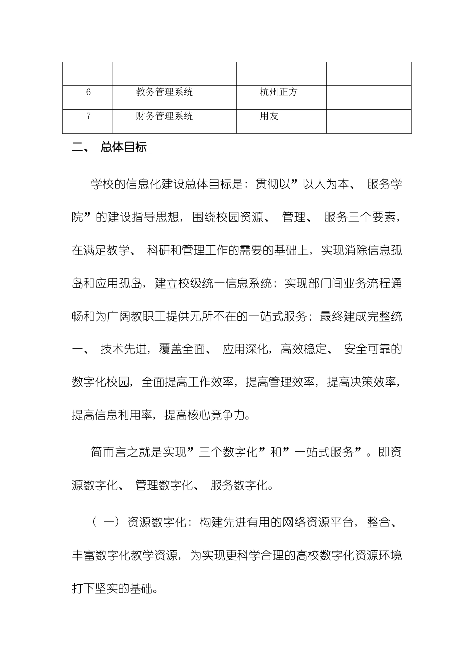 高校信息化校园二期建设方案模板_第3页