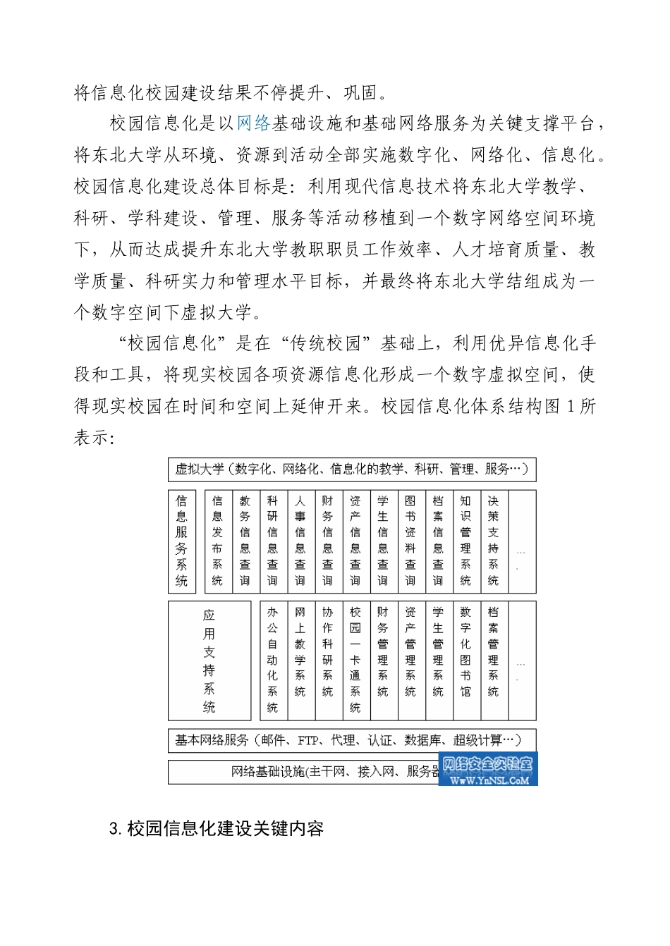 高校校园信息化建设专项方案_第3页