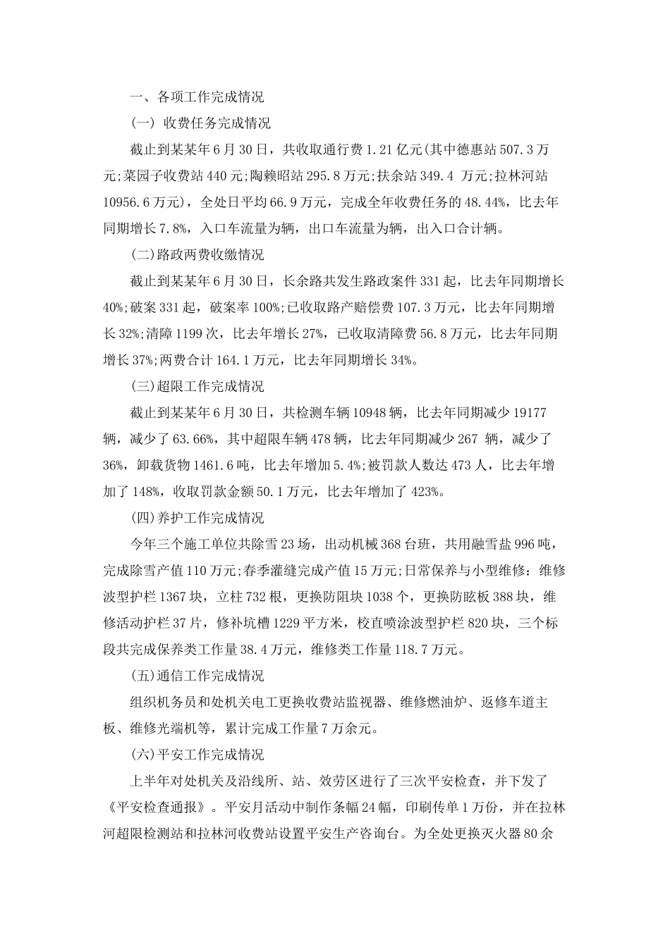 高速公路管理处个人工作总结_第3页