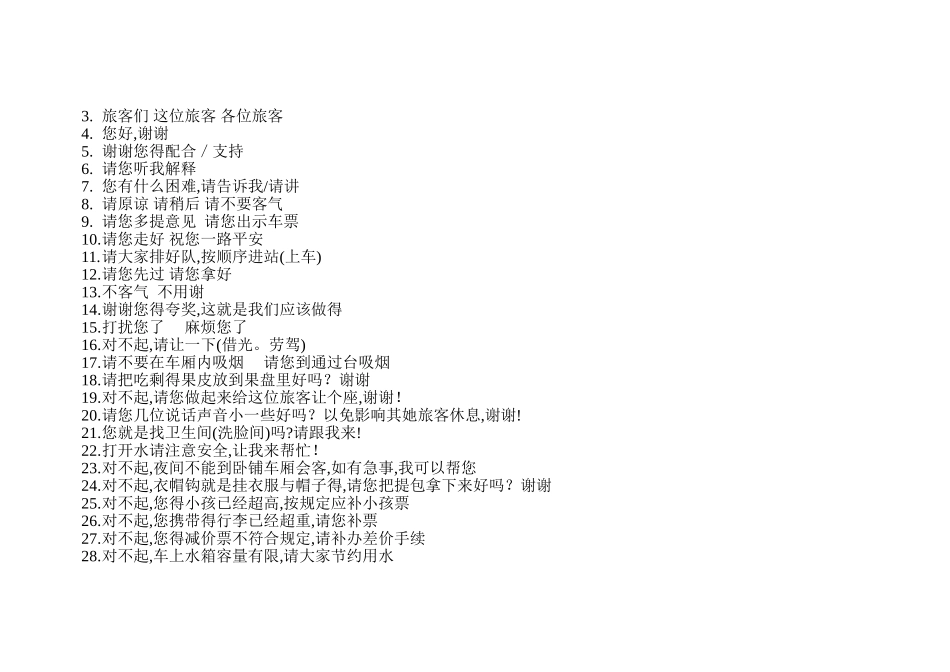 高铁文明服务用语_第2页