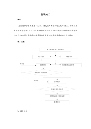 高铁桥梁AB墙、防护墙施工工序及注意事项