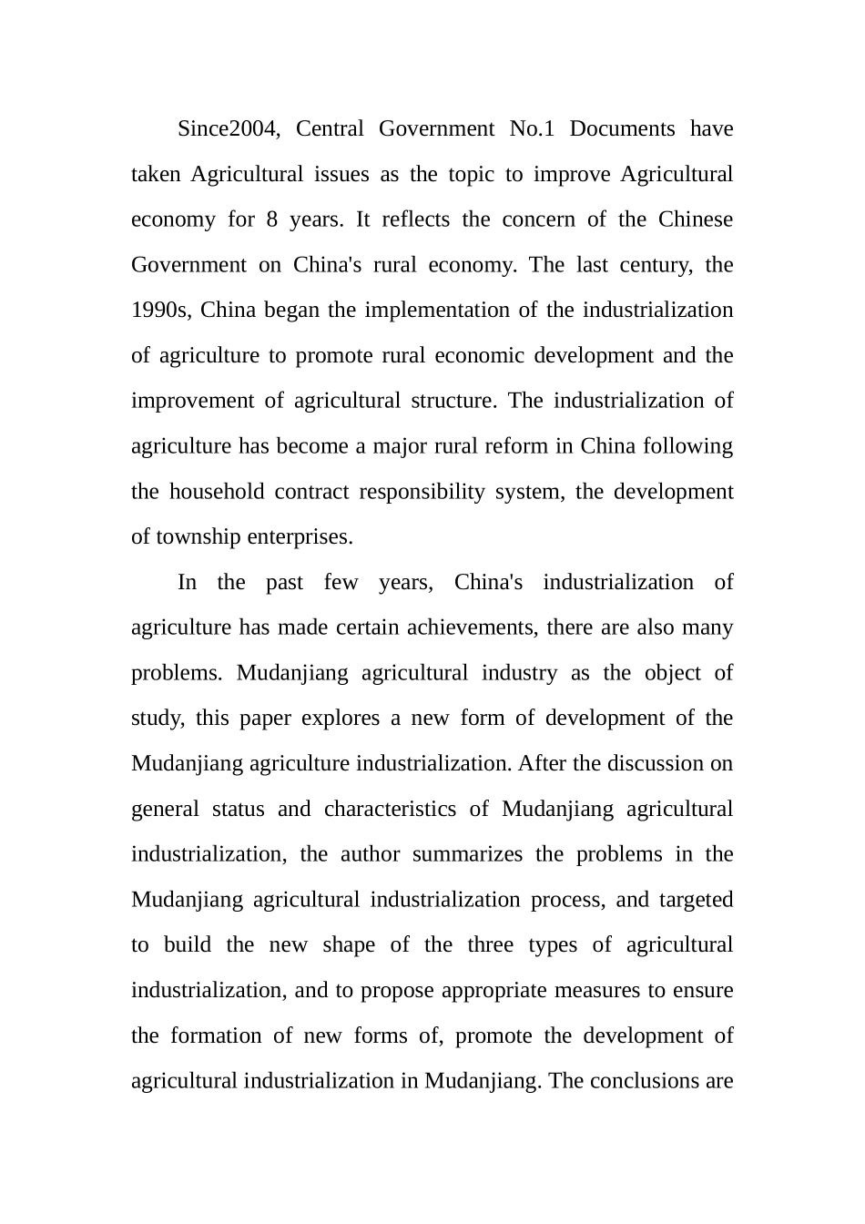 构建牡丹江市农户参与农业产业化新形态的问题研究分析研究   工商管理专业_第3页