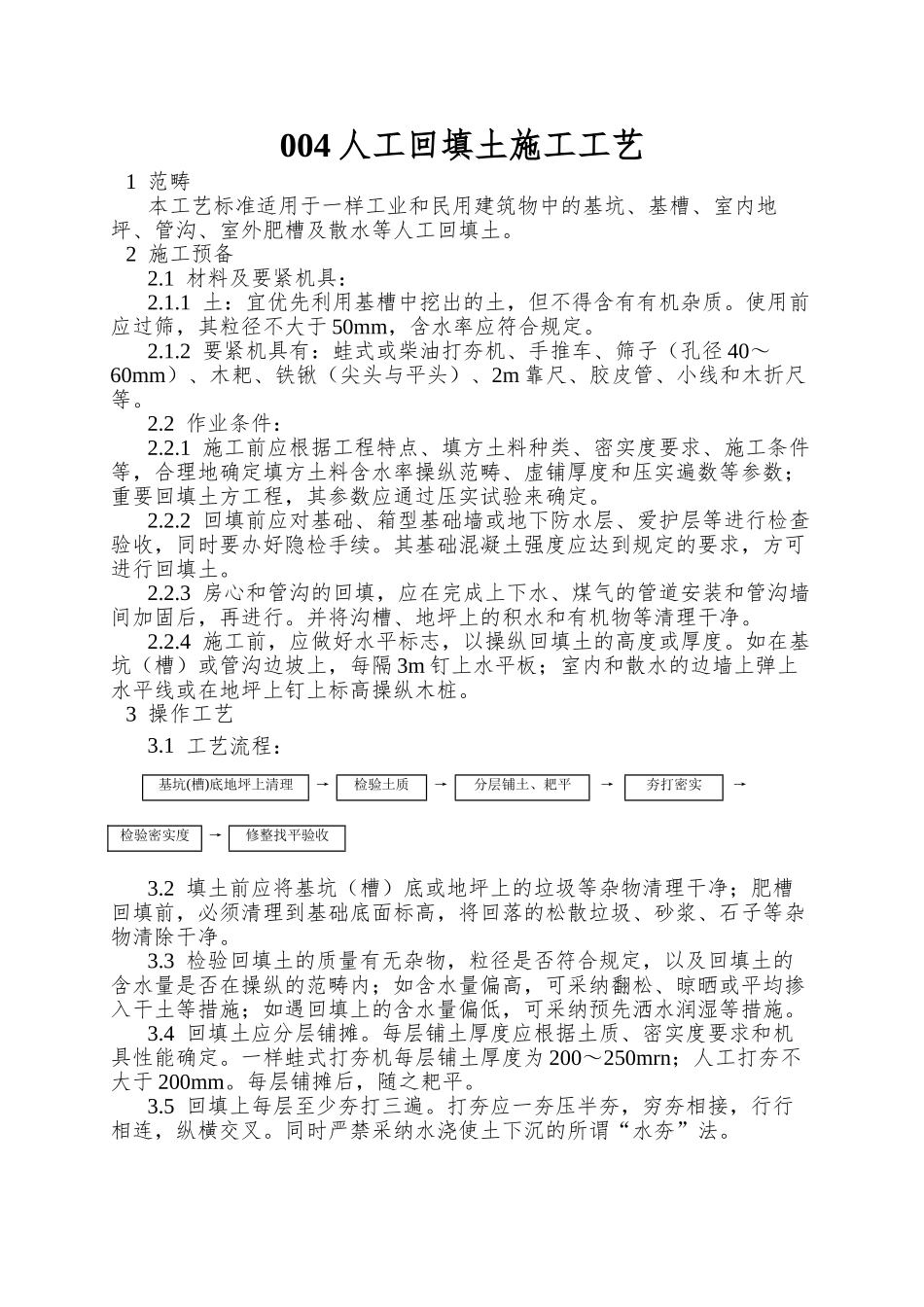 004人工回填土施工工艺_第1页