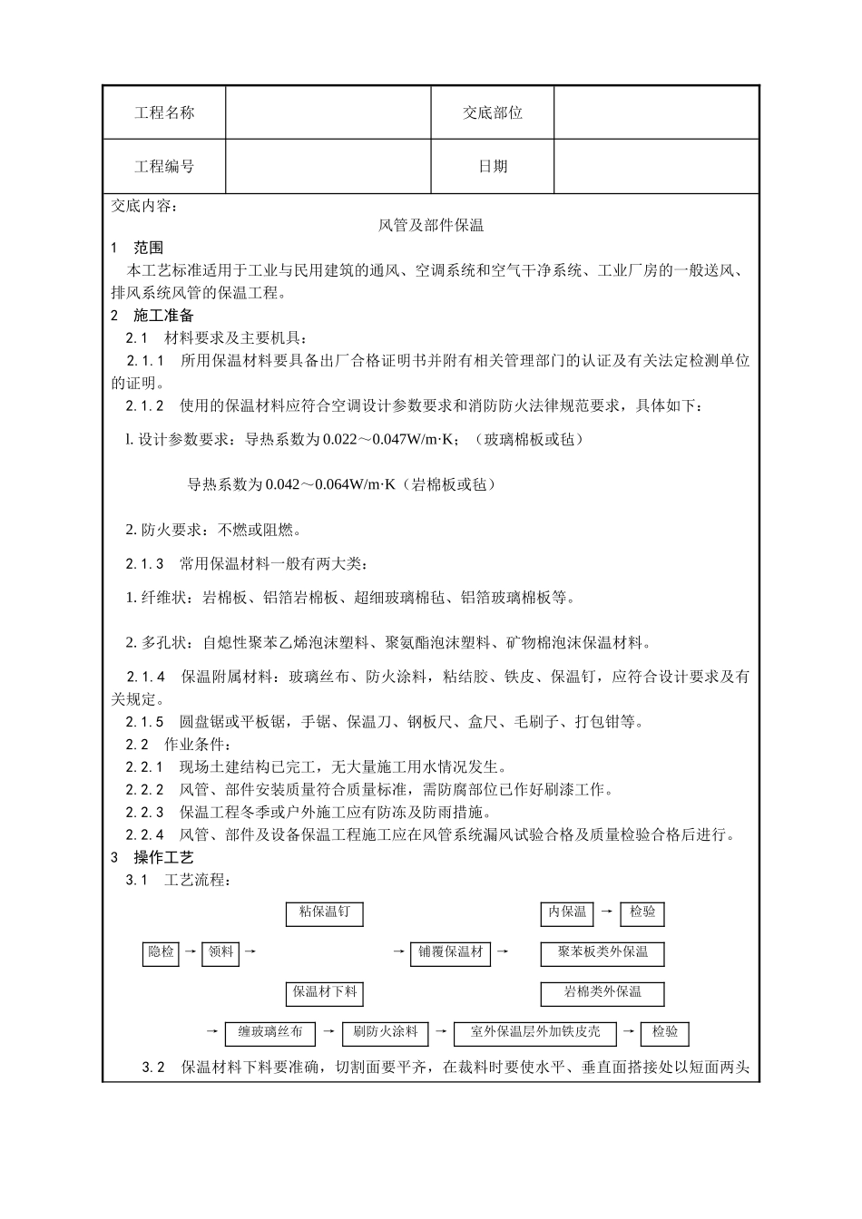 005-风管及部件保温工艺_第1页