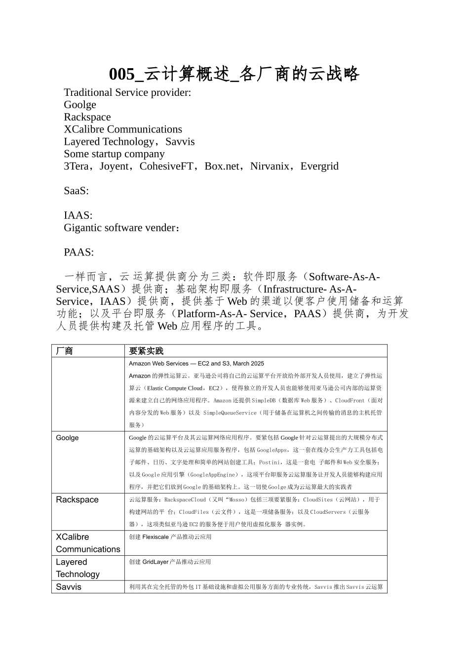 005-云计算概述-各厂商的云战略_第1页