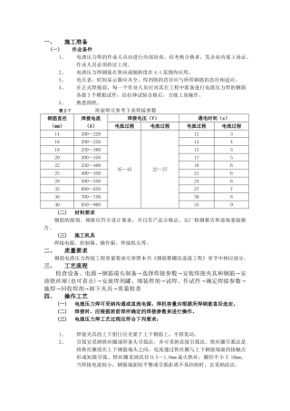 05钢筋电渣压力焊接工程