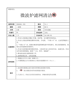 10.10微波炉滤网清洁
