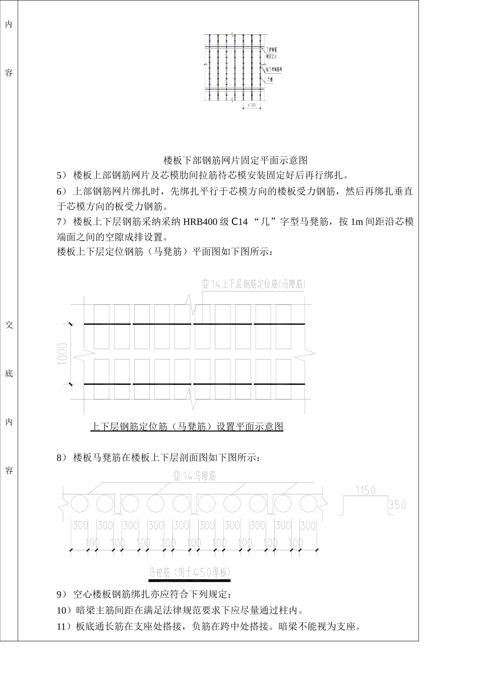 10一期地下室顶板空心楼板施工技术交底_第3页