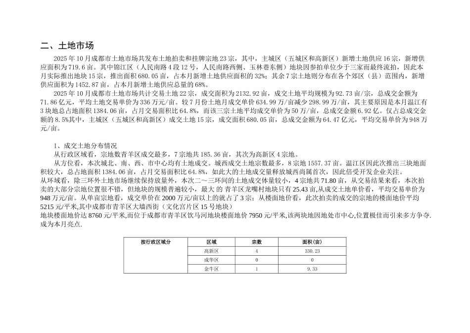 10月成都楼市市场总结报告_第3页