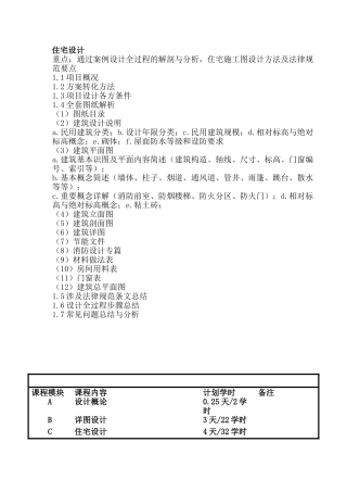 12住宅建筑施工图设计磨石建筑施工图设计教程资料