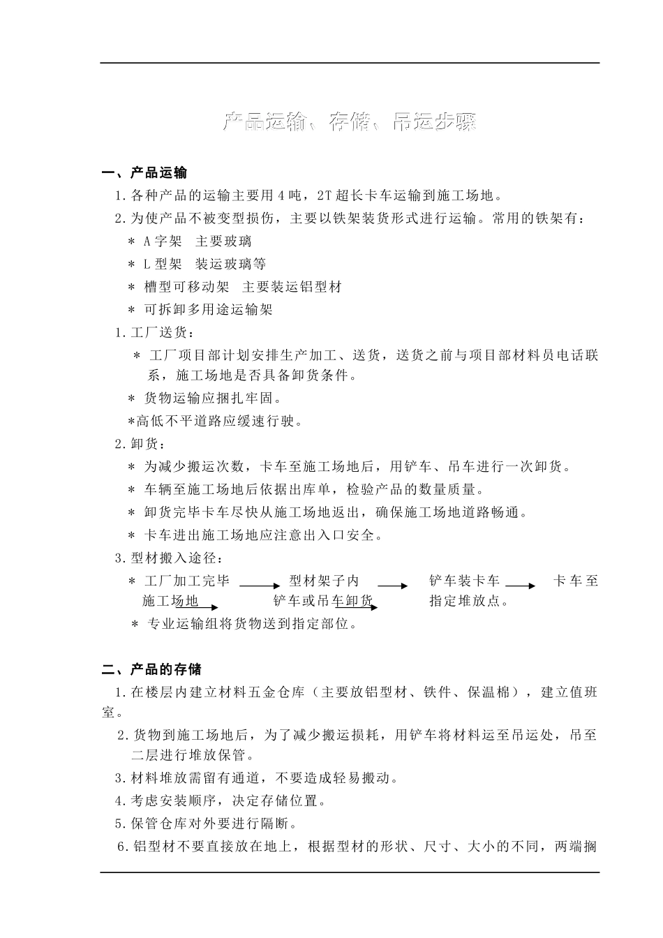 14产品存储吊运步骤_第1页