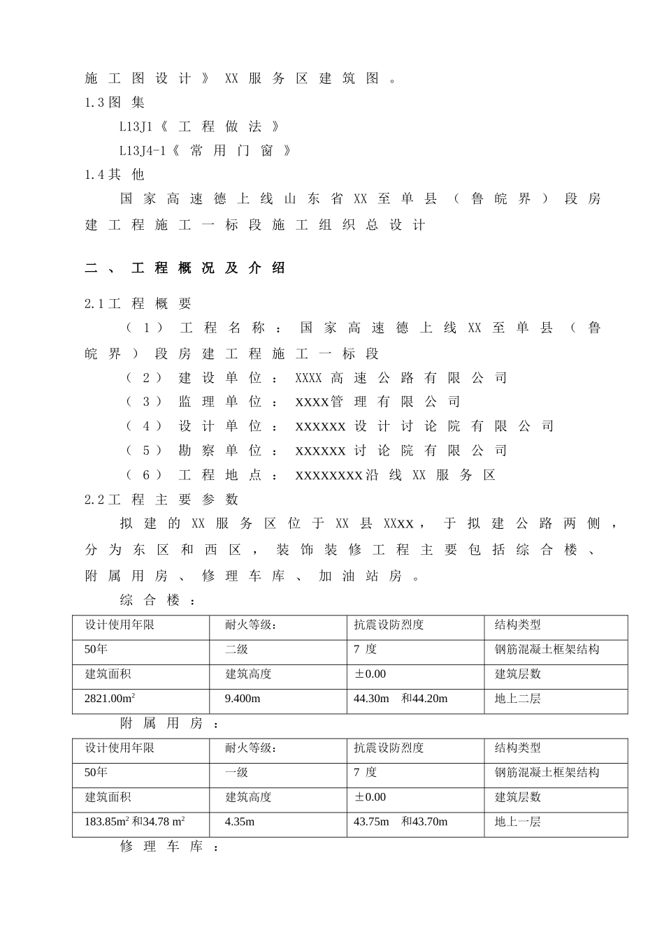19、XX服务区装饰装修施工方案_第3页