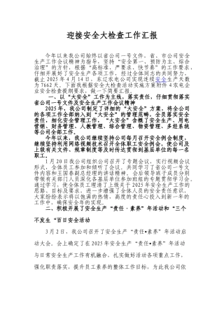 2010年东辽农电迎接安全大检查工作汇报