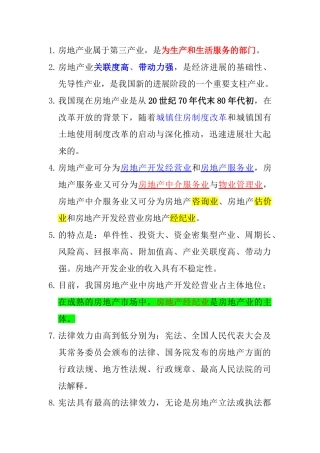 2025.5房地产基本制度与政策
