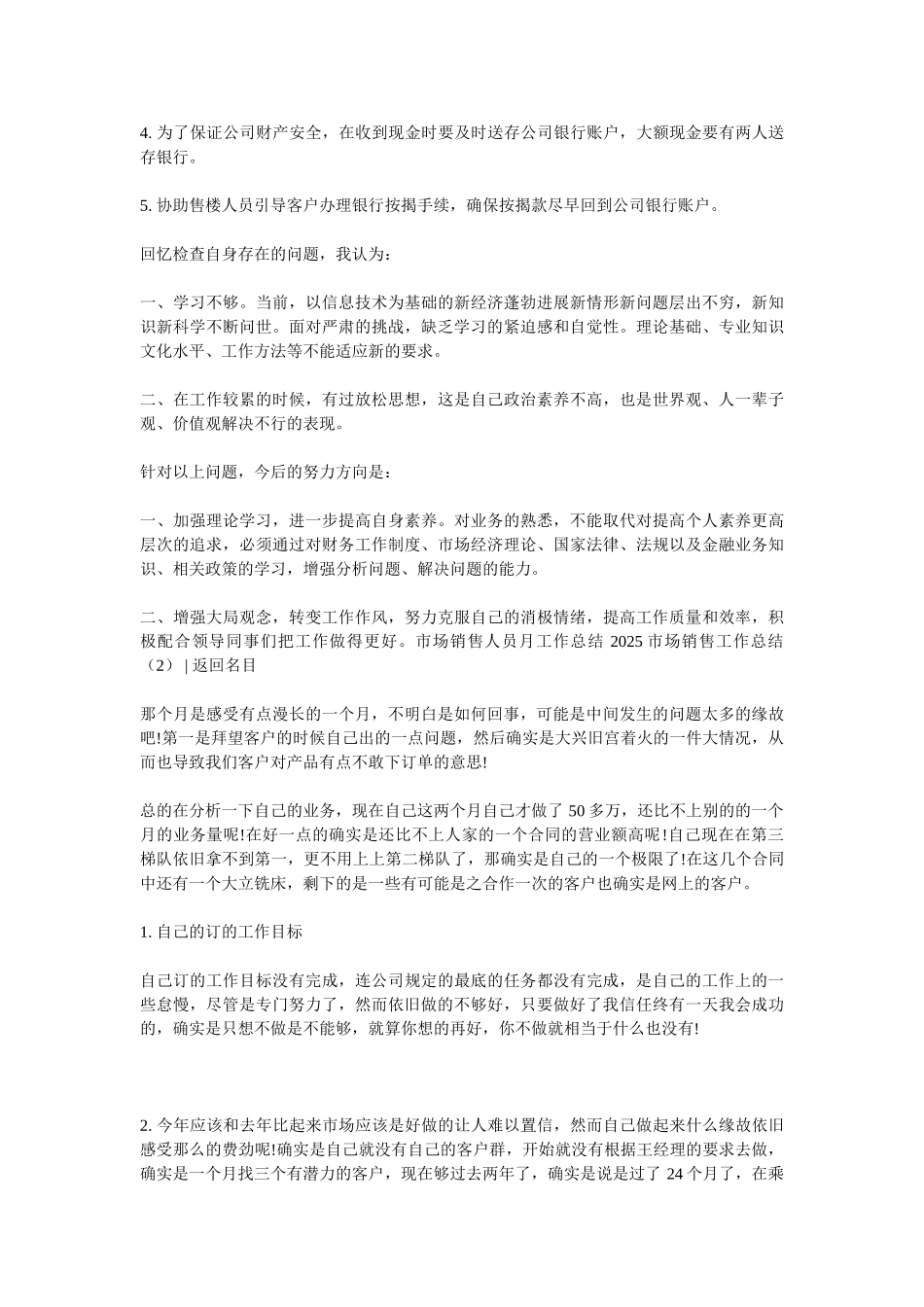 2025市场销售工作总结4篇_第3页