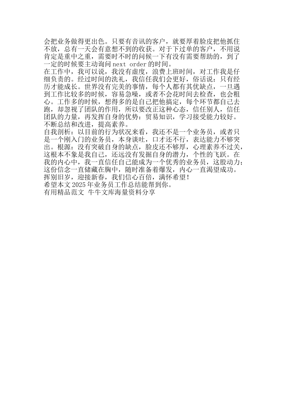 2025年业务员工作总结-精品范文资料_第3页