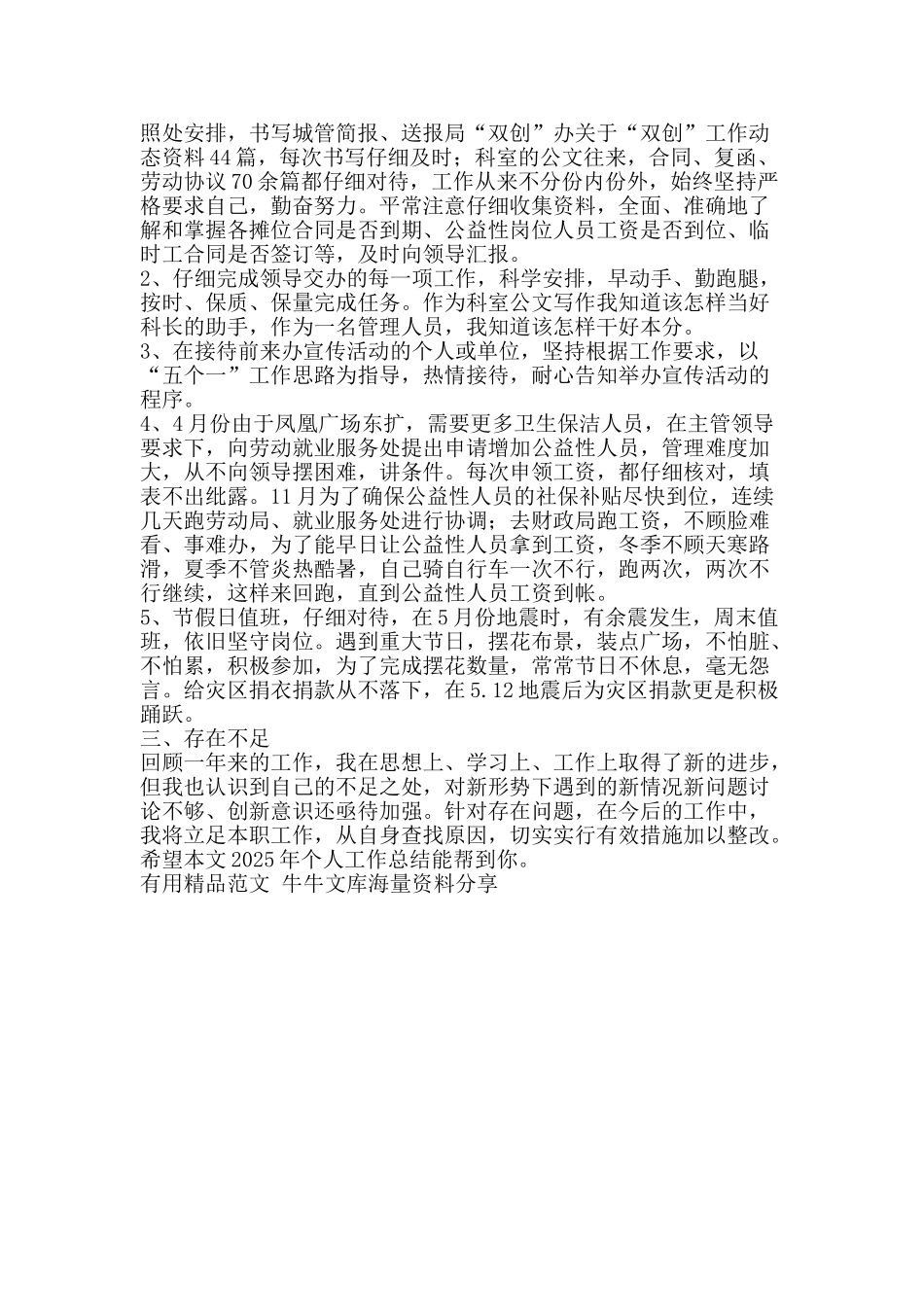 2025年个人工作总结-精品范文资料_第2页
