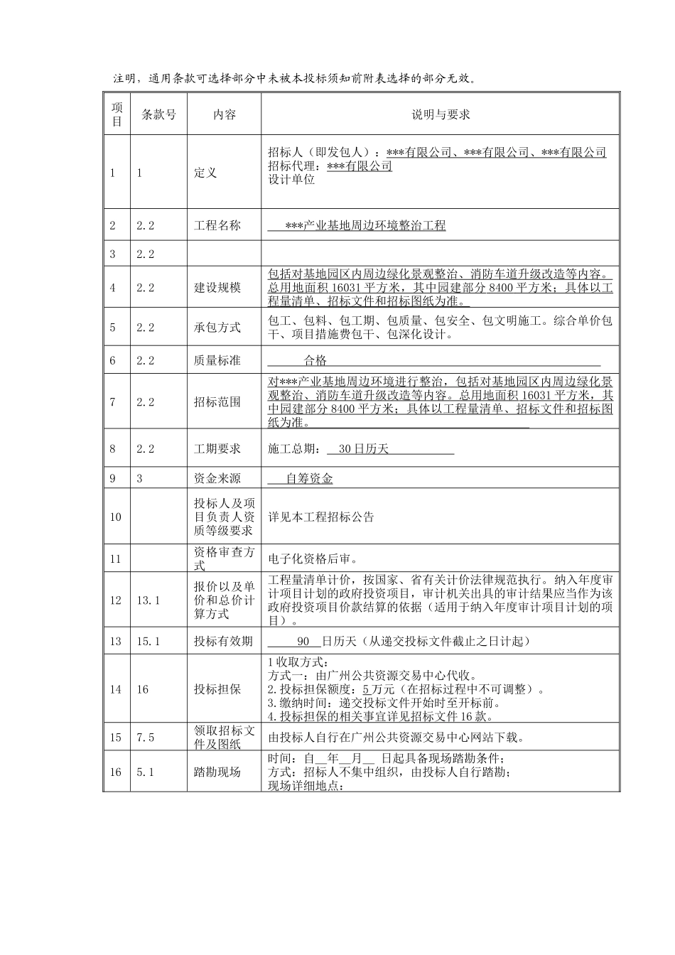 2025年产业基地周边环境整治工程招标文件_第3页