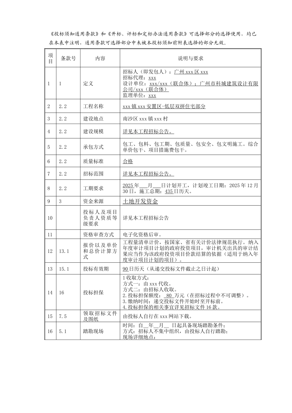 2025年低层住宅项目建筑安装工程招标文件_第3页