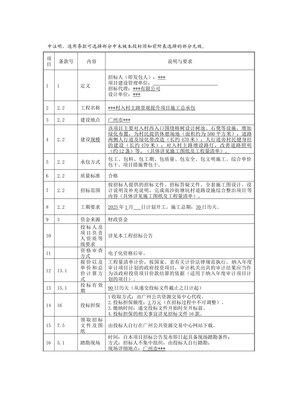 2025年入村主路景观提升工程招标文件_第3页
