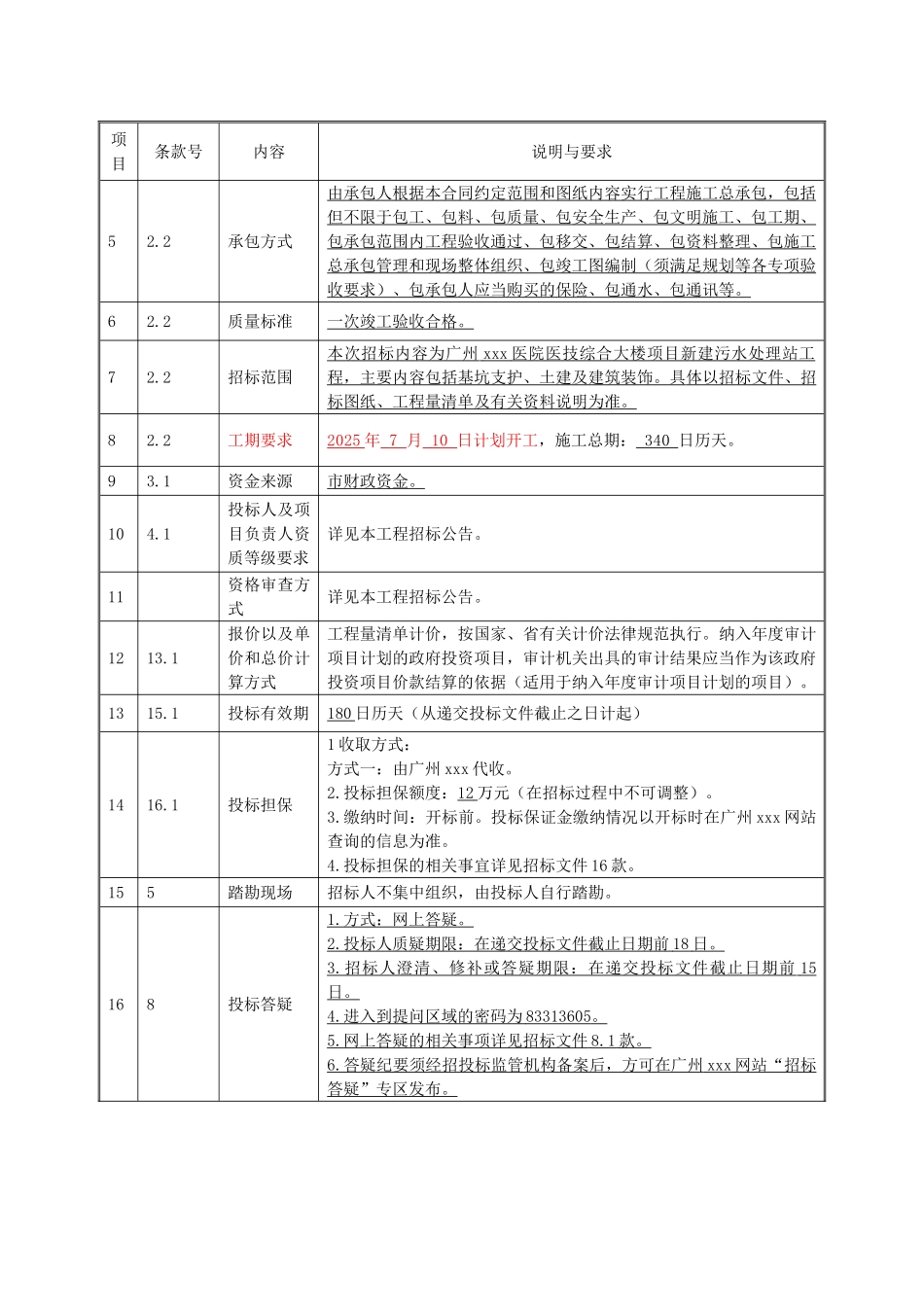 2025年医院新建污水处理站工程施工招标文件_第3页