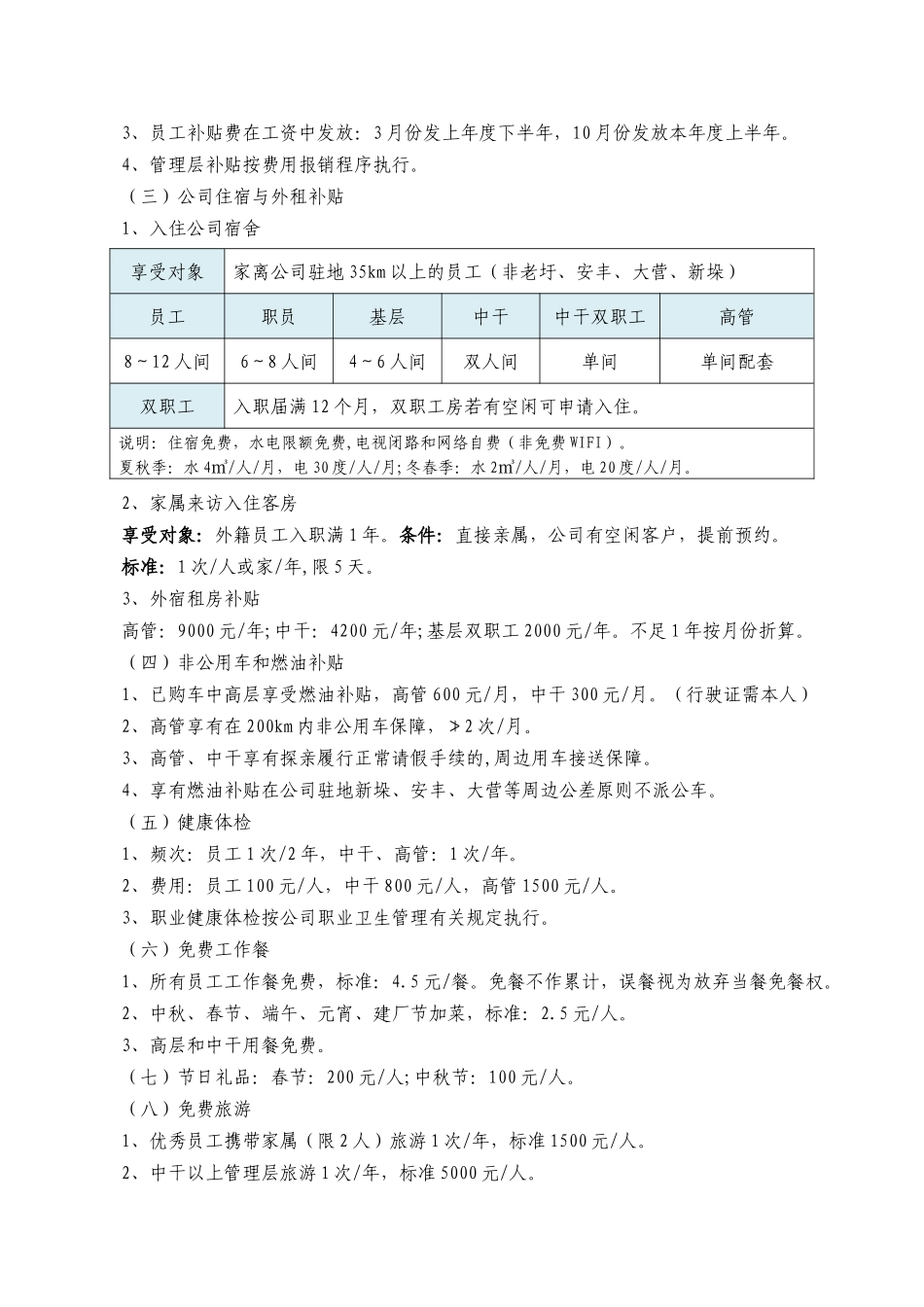 2025年员工福利管理规则_第2页