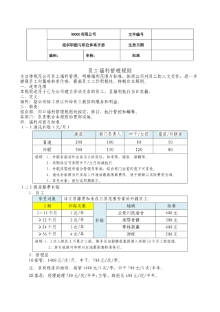 2025年员工福利管理规则