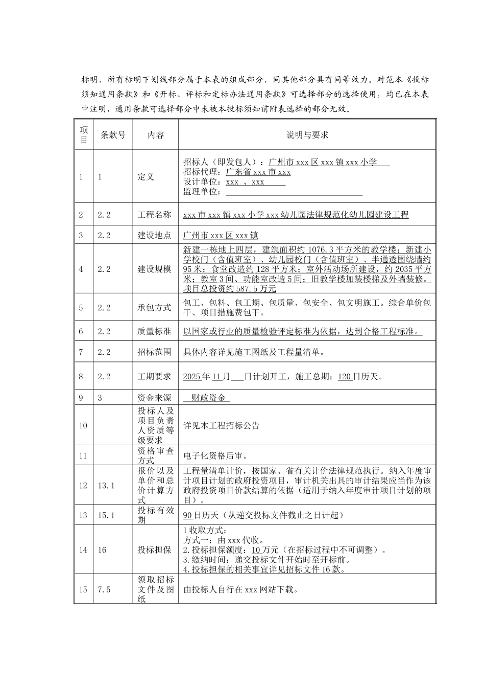 2025年幼儿园规范化建设工程招标文件_第3页