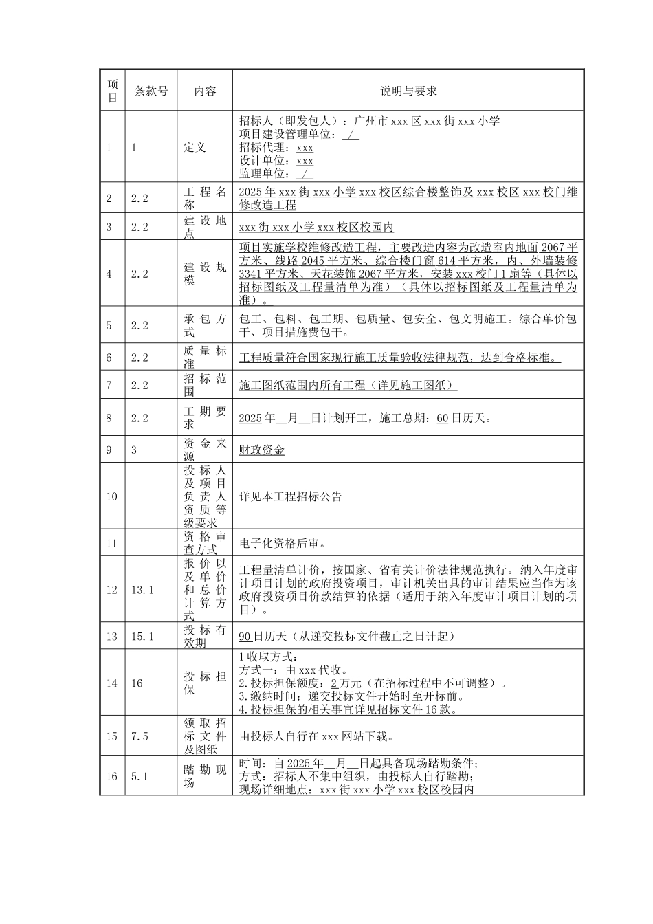 2025年教学楼维修改造工程招标文件_第3页