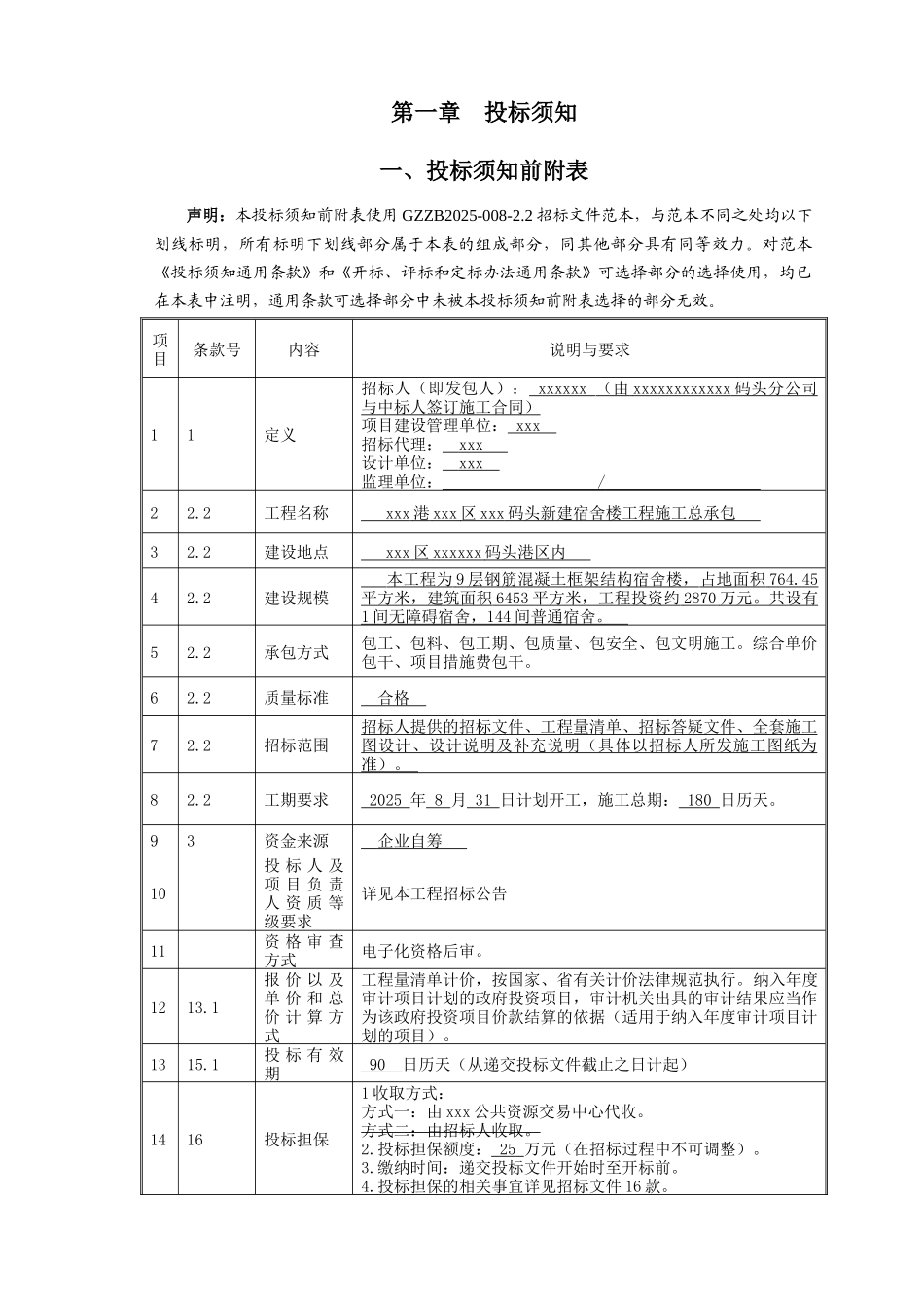 2025年新建宿舍楼建筑工程招标文件_第3页