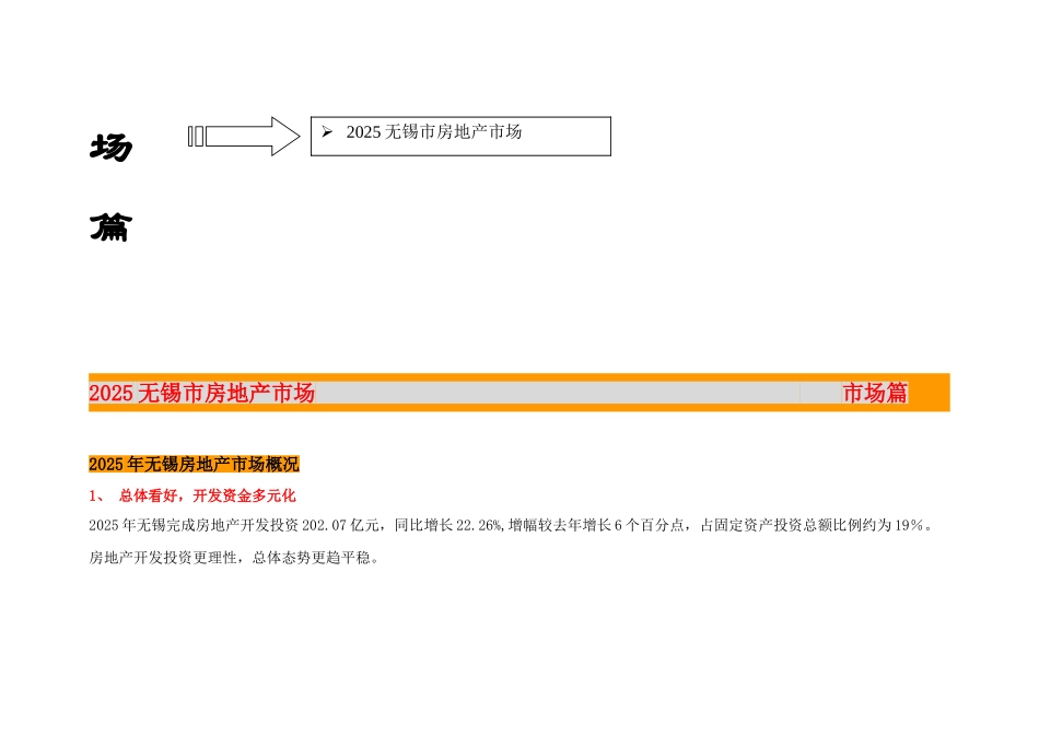 2025年无锡某综合性房地产项目市场定位及推广报告_第2页