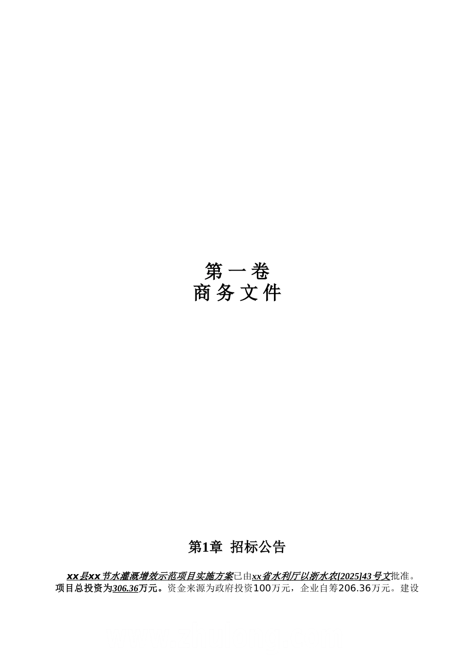 2025年某节水灌溉工程施工招标文件_第3页