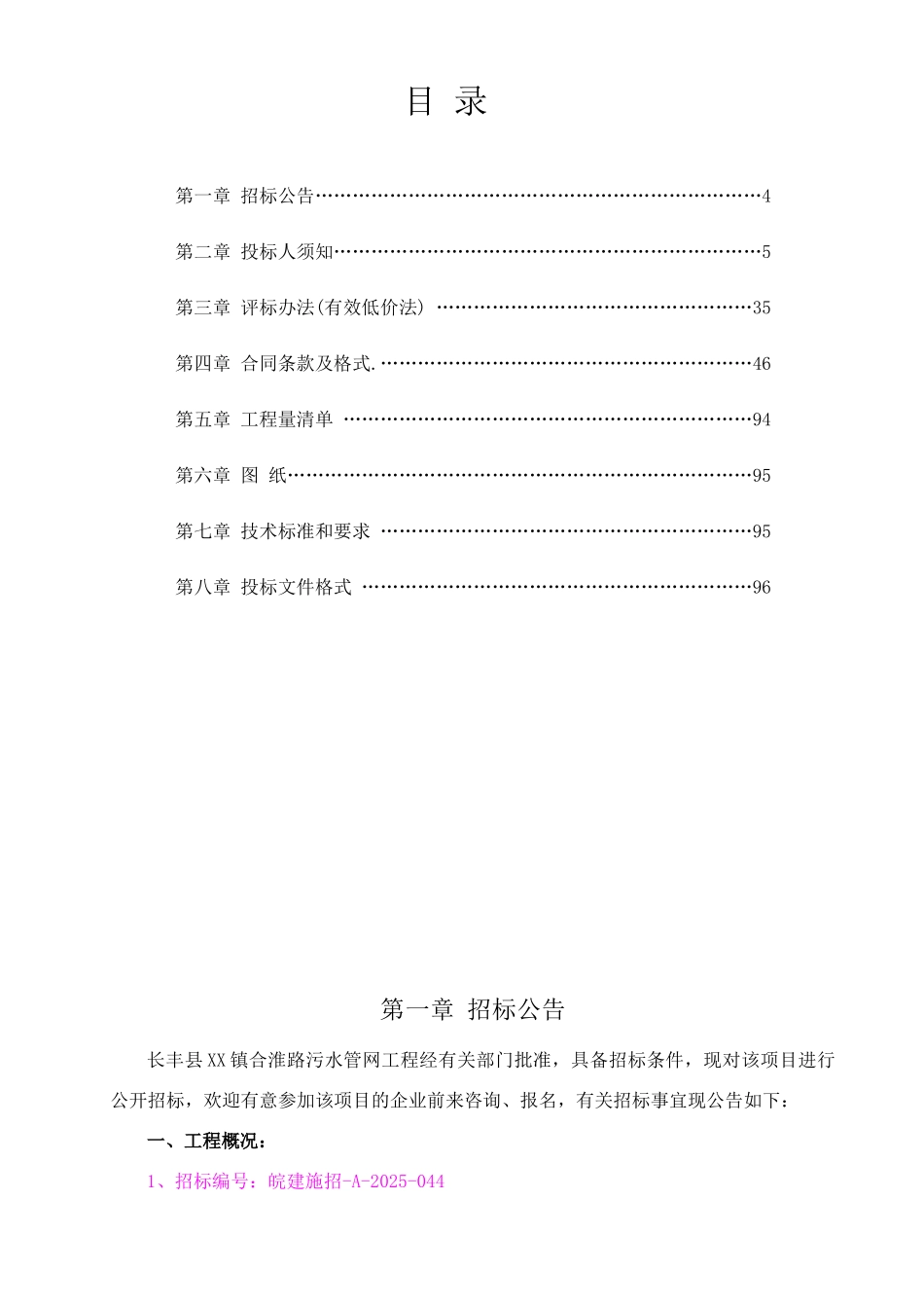 2025年污水管网工程招标文件_第3页