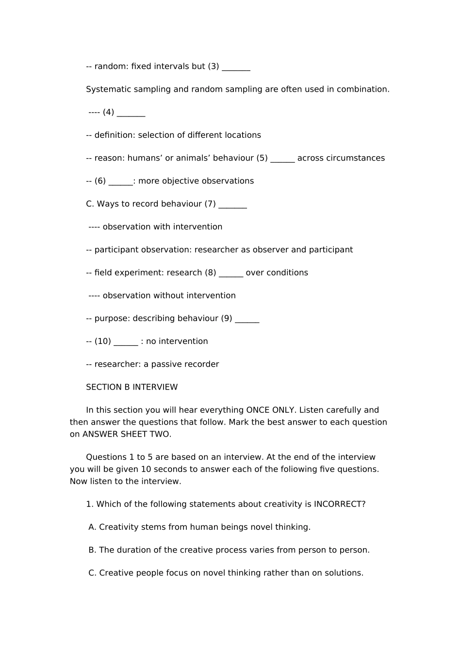 2025年英语专业八级考试试题原题及答案解析_第2页