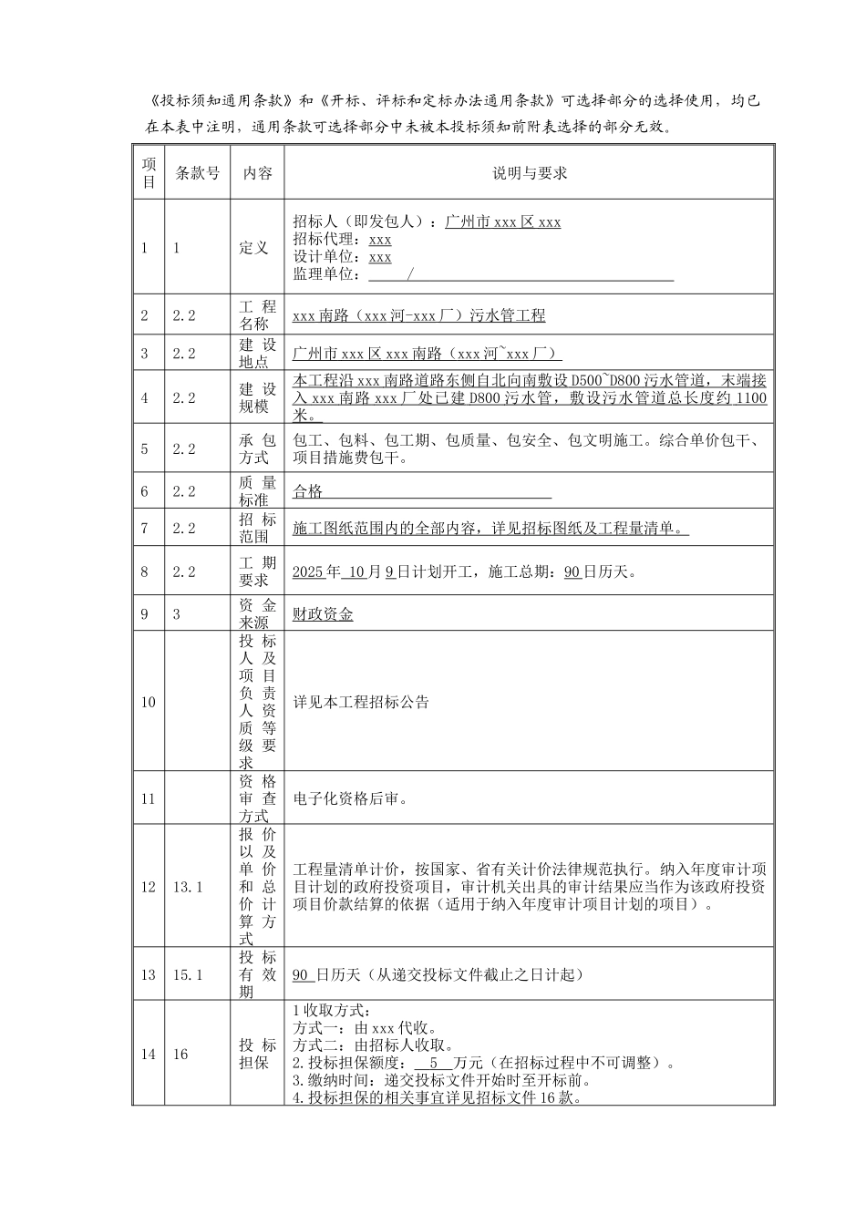 2025年道路污水管工程招标文件_第3页