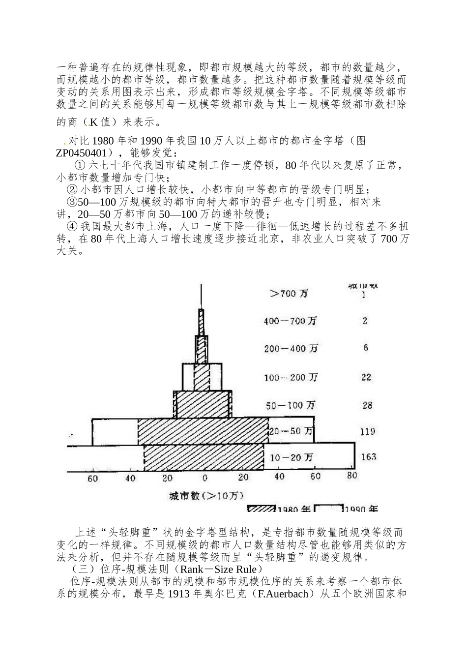 2025年鲁教版必修二2.2《城市区位与城市体系》word教学参考_第3页
