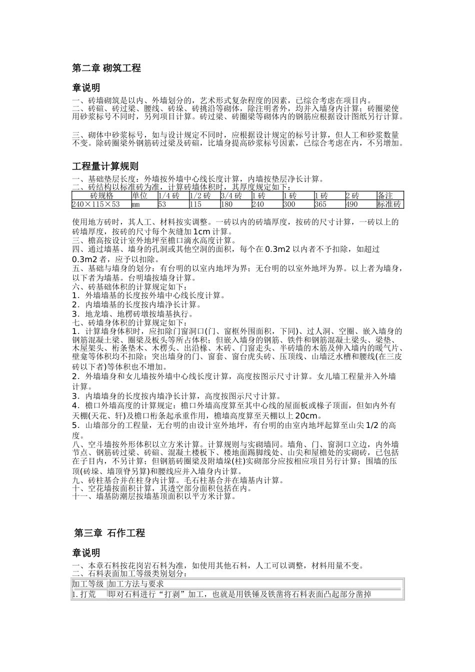 2025版仿古建筑及园林景观工程消耗量标准章节说明及计算规则_第3页