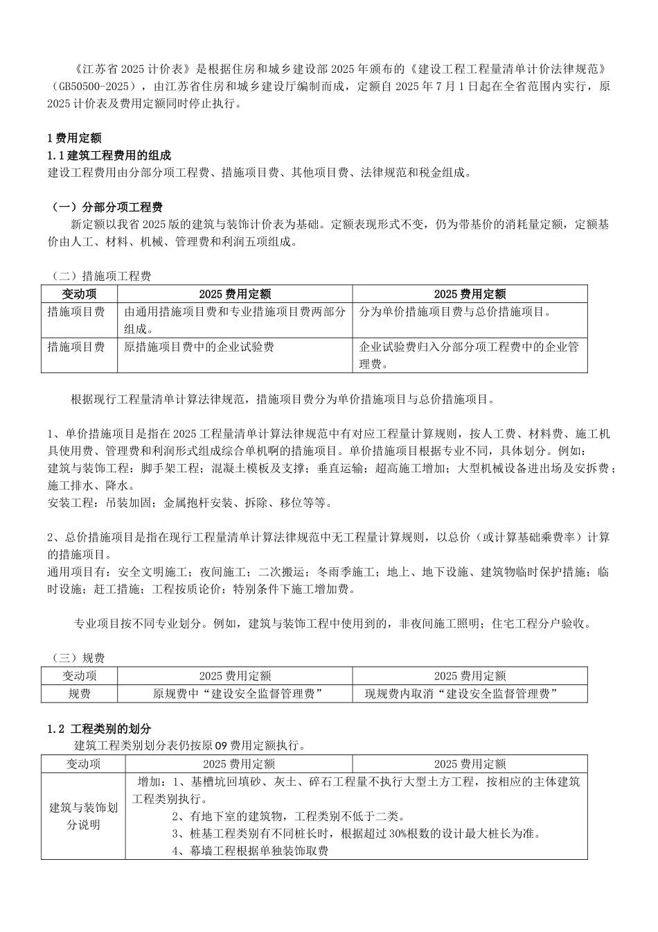 2025版建筑装饰工程计价定额与2025版计价定额对比说明_第2页