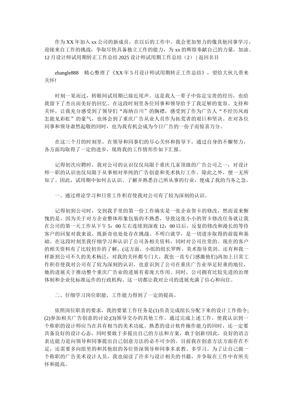 2025设计师试用期工作总结3篇_第3页
