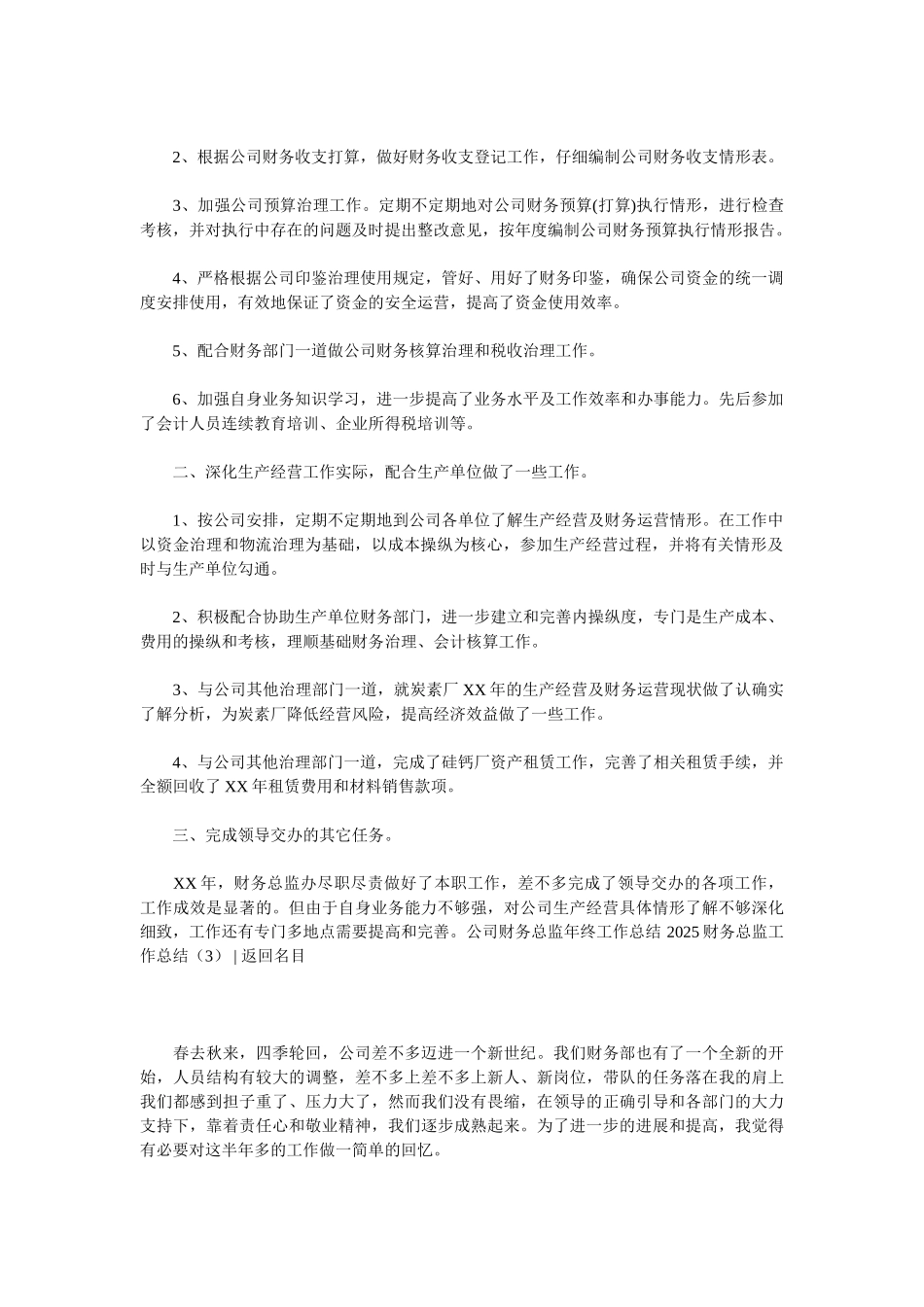 2025财务总监工作总结4篇_第2页