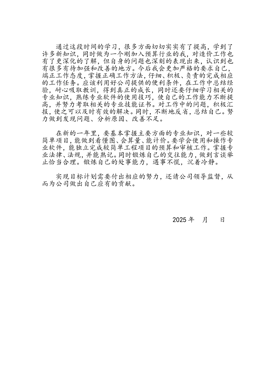 2025造价员年度工作总结_第2页