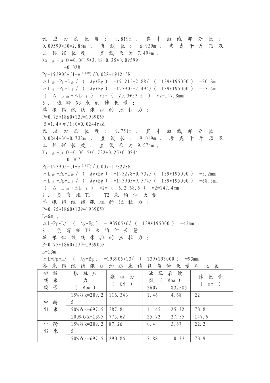 20m斜度0箱梁预应力张拉计算书_第3页