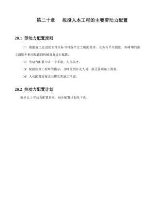 20第20章-劳动力计划表