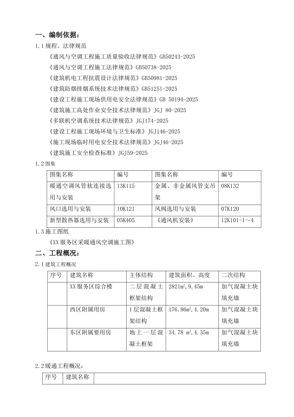 21、XX服务区通风空调施工方案_第2页