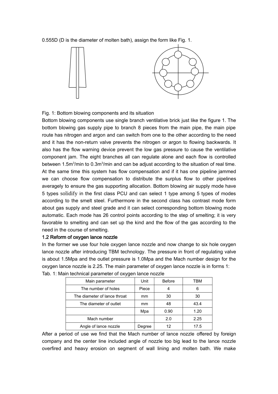 271paperTBM顶底复吹技术在梅山转rn炉的应用和维护英文_第2页