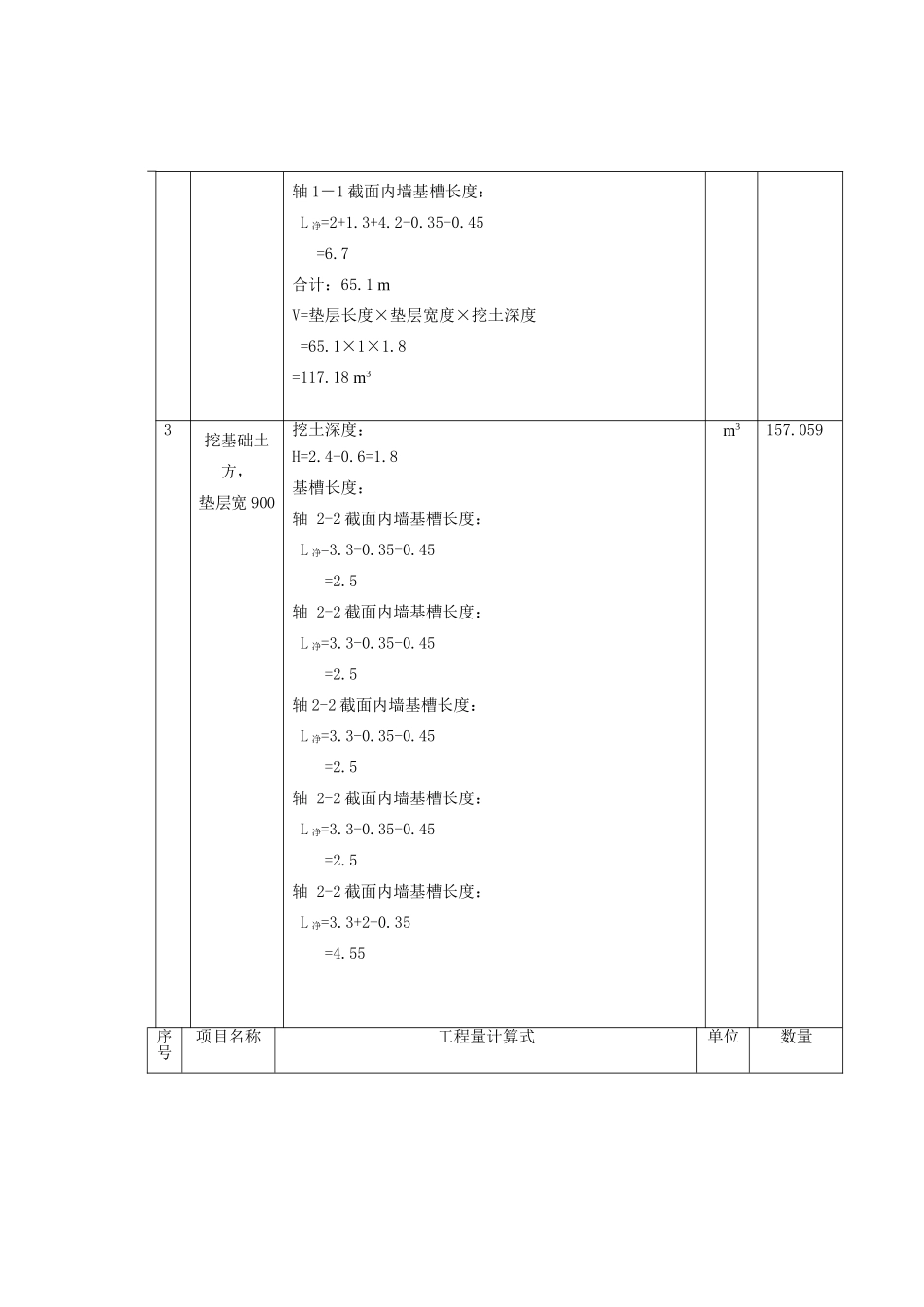 2973平米六层住宅楼工程量计算及清单报价_第3页